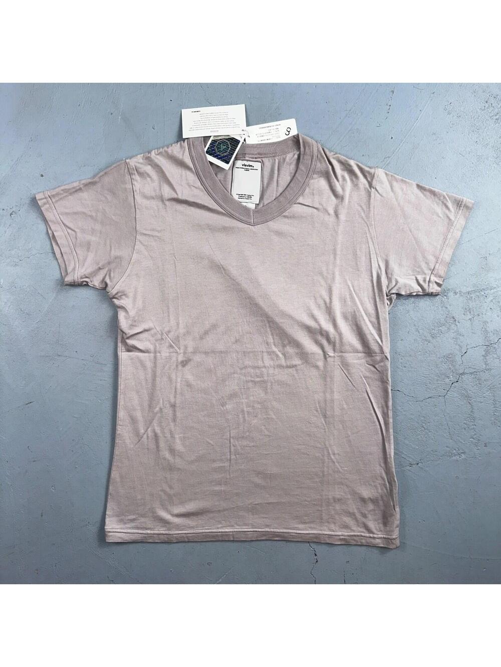 Visvim NWT V-Neck S/S Luxsic Light Purple Small 100% Authentic T Shirt Rare